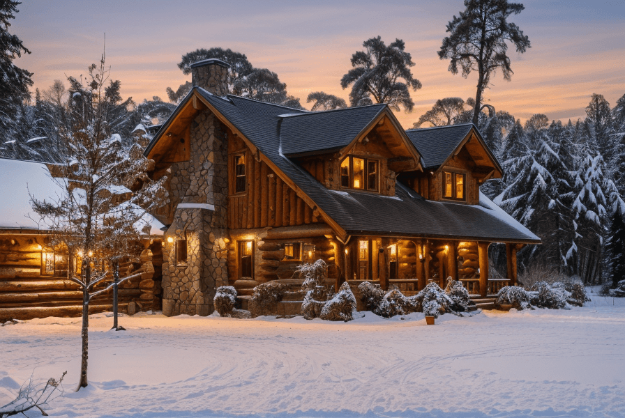 Cabaña Escandinava de Troncos preview